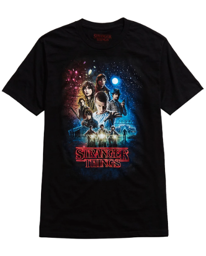 stranger things shirt hot topic